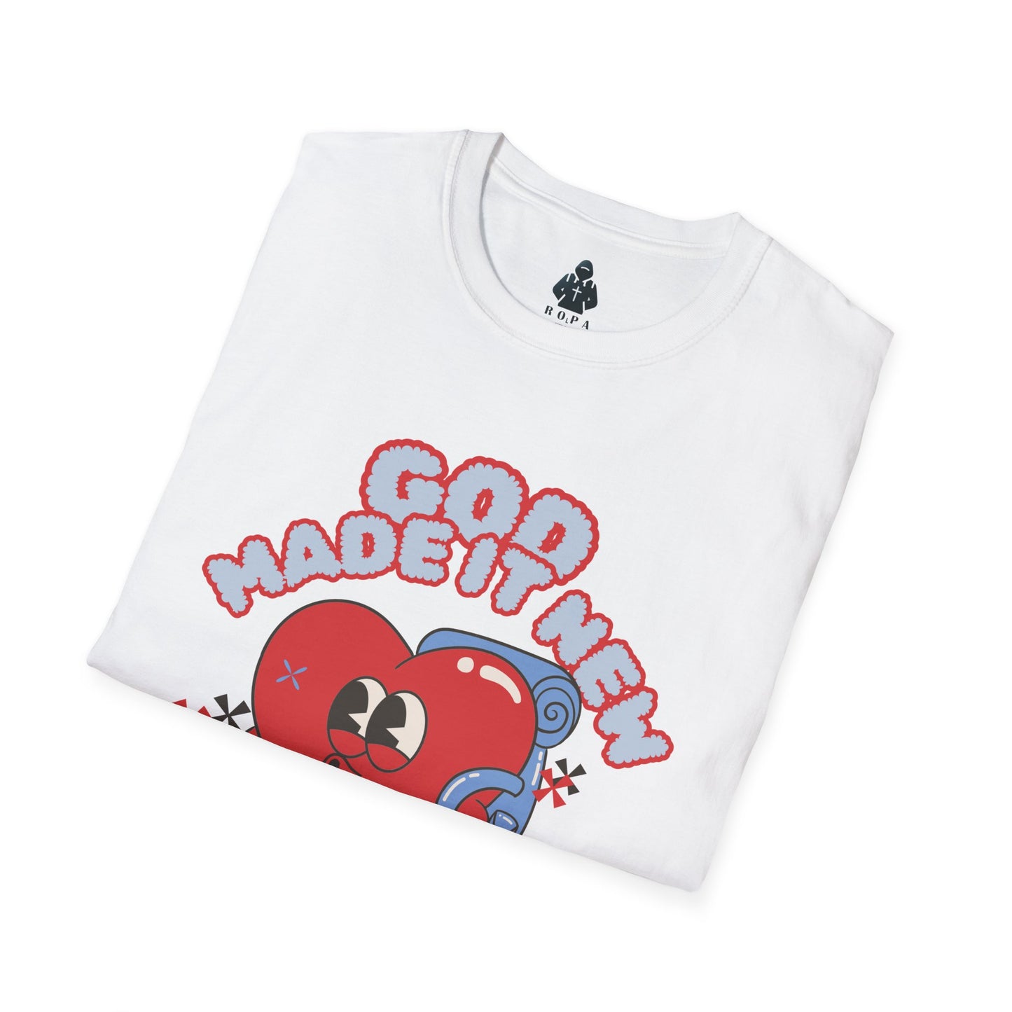 God Made New Unisex Softstyle T-Shirt - Fun & Playful Graphic Tee