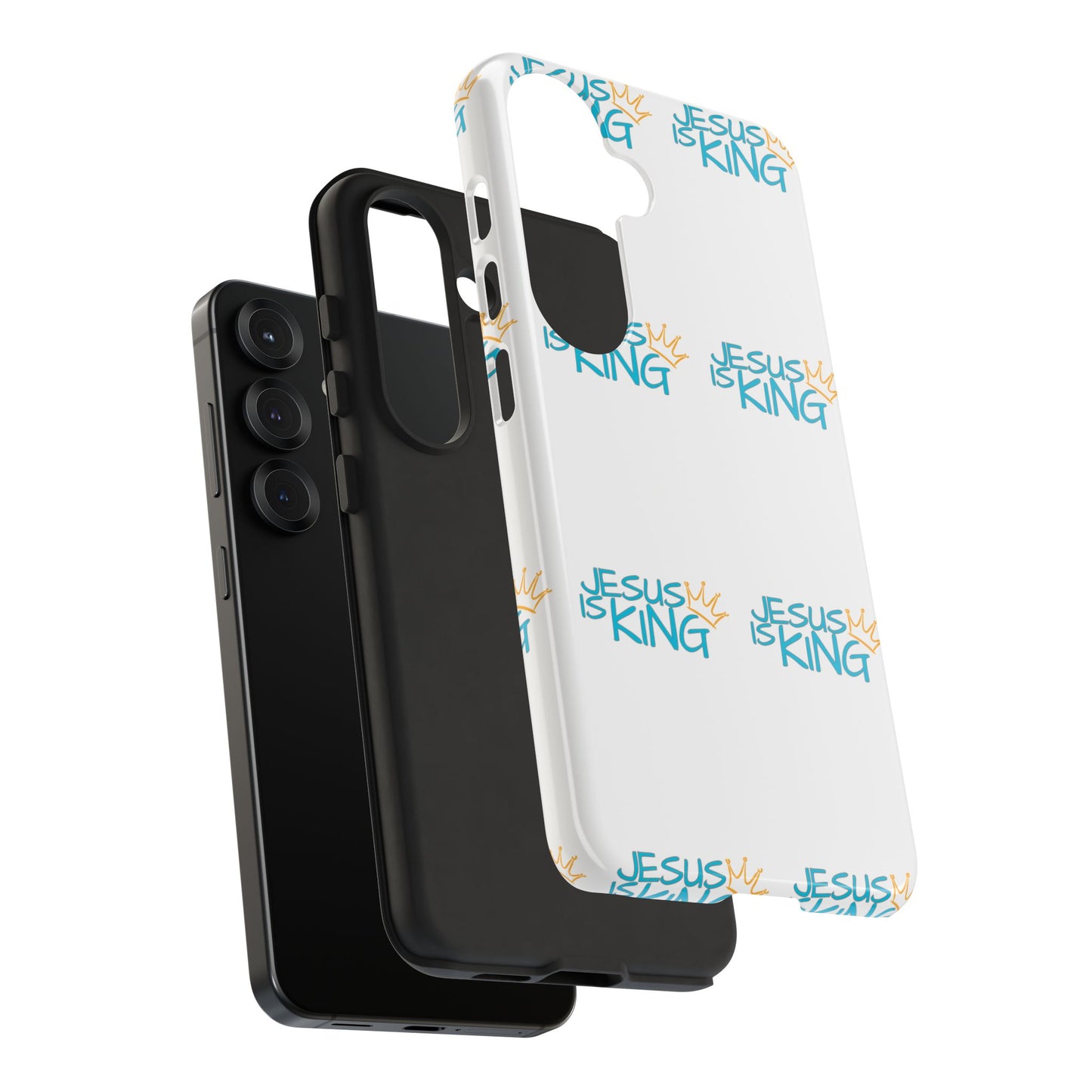 Jesus is King Phone Case - Tough Cases, Christian Gifts, Religious Accessories, Inspirational Protection, Unique Smartphone Cover