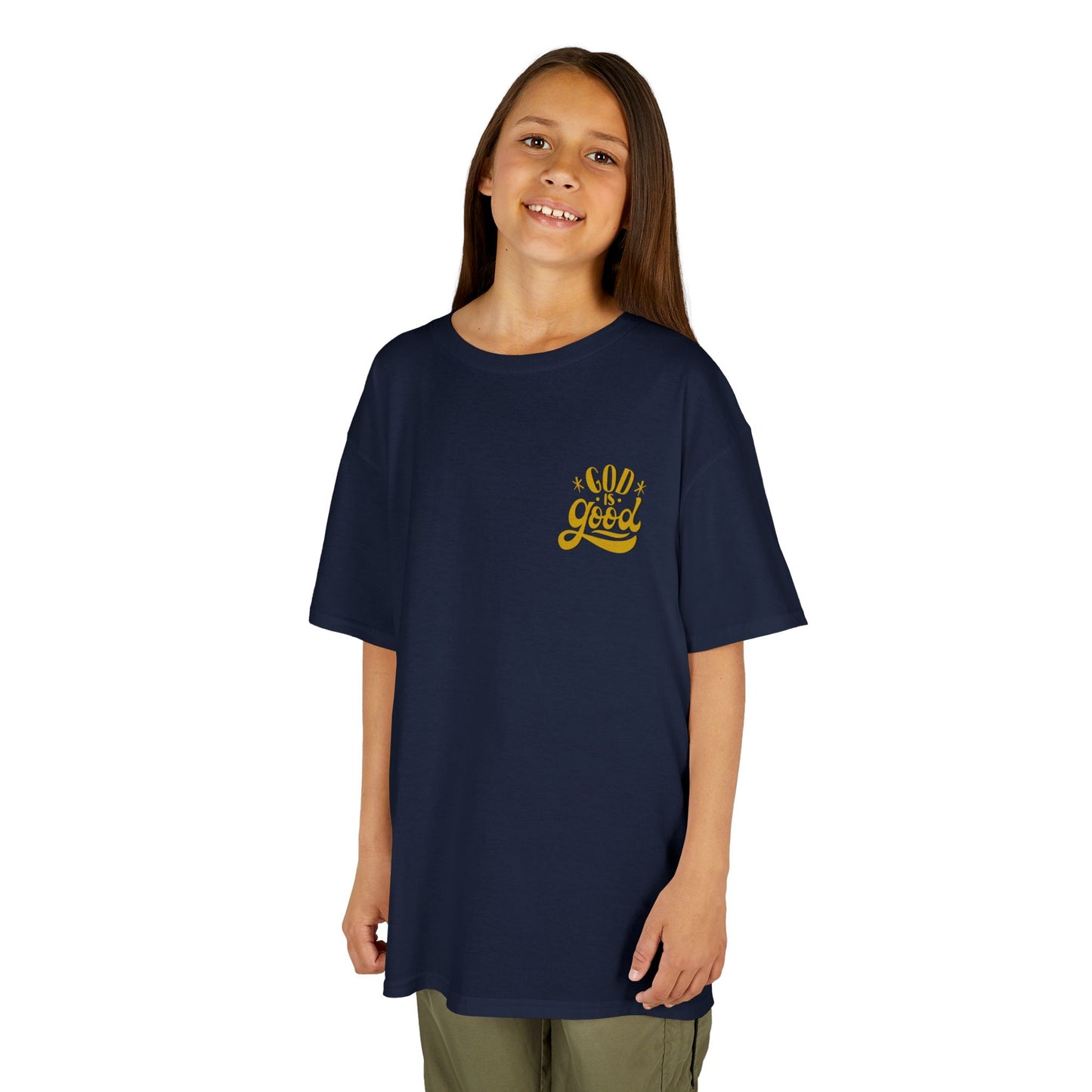 Kids Inspirational Tee - "Good" & "Jesus Heals Brokenness" - Perfect for Church, Gifts, Birthdays, Family Events