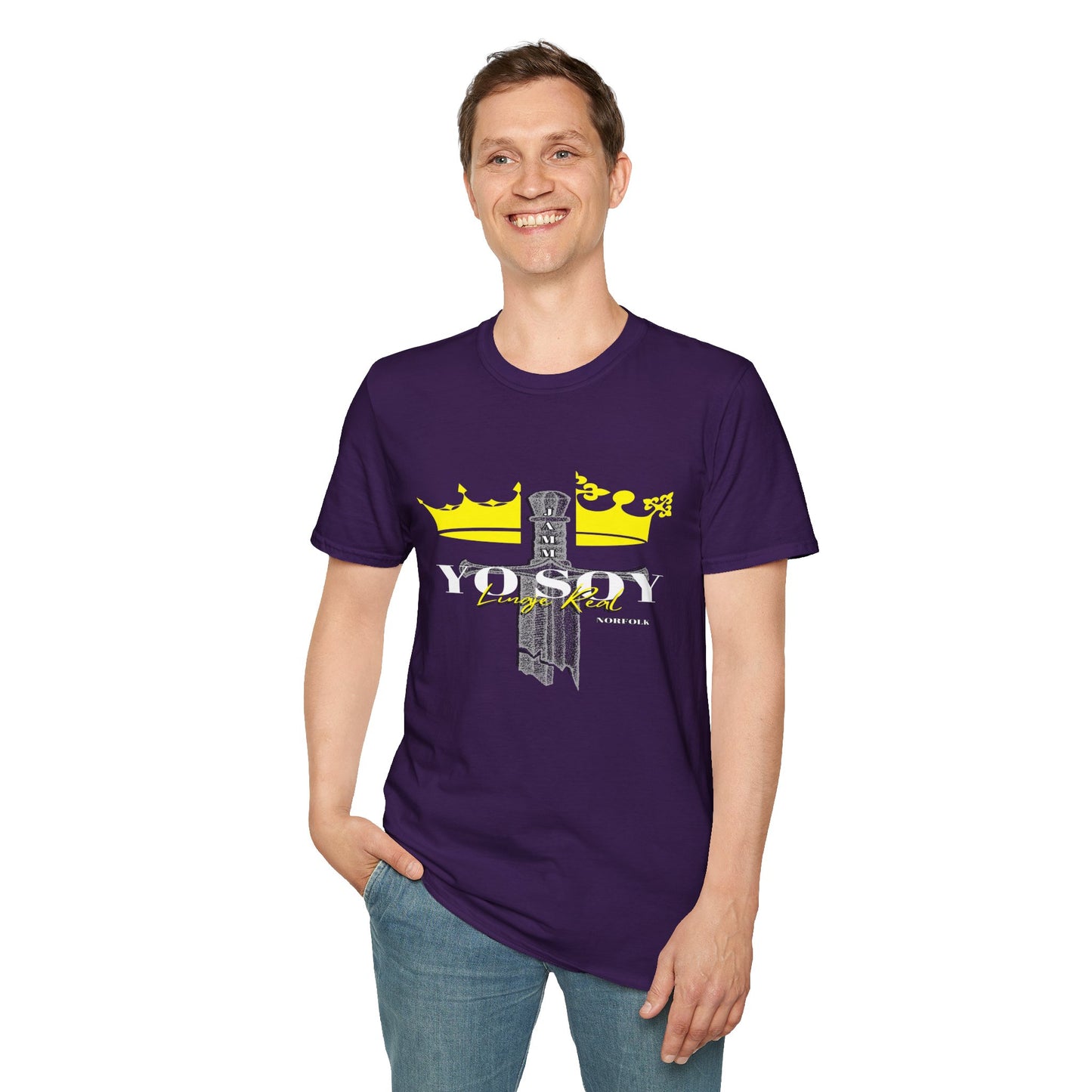 Crown Graphic Unisex Softstyle T-Shirt | Casual Wear, Streetwear, Gift for Friends, Birthday, Everyday Fashion