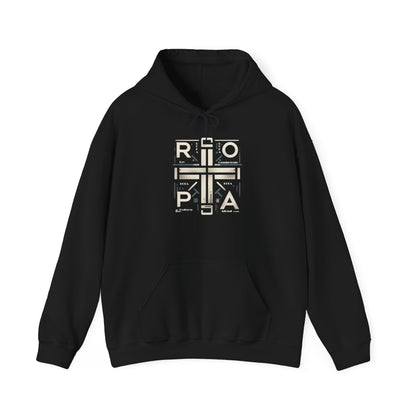 Minimalist Unisex Heavy Blend Hooded Sweatshirt - Stylish and Cozy