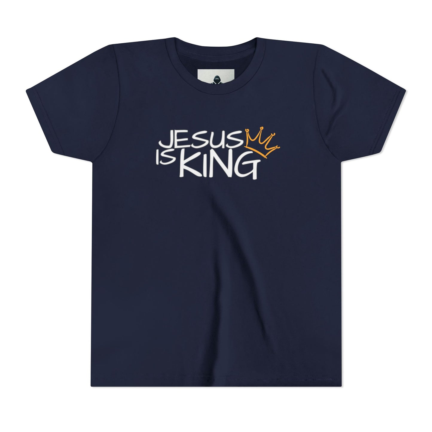 Youth Tee with Inspirational Jesus Design, Faith T-Shirt, Christian Gift, Summer Outfit, Religious Apparel, Kids Faithwear